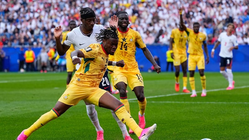 England and Ghana play to 0-0 draw at World Cup despite flurry-filled final minutes