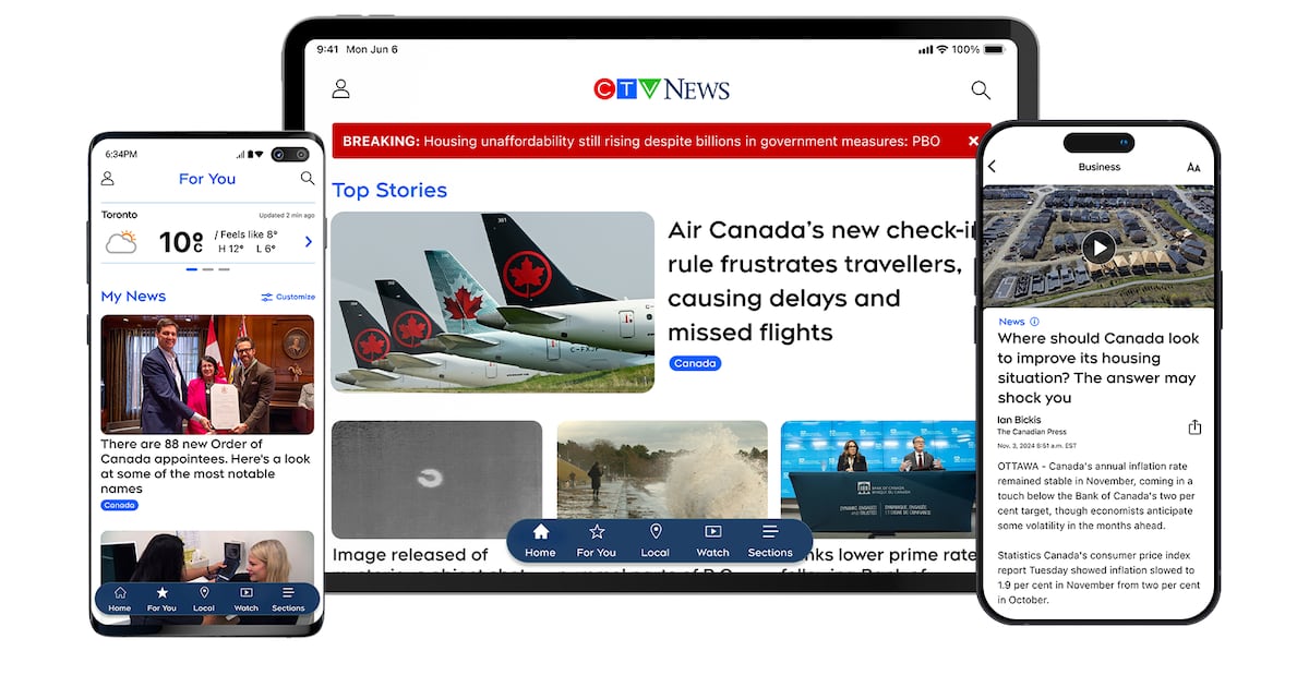 New CTV News App and CTVNews.ca’s digital experience