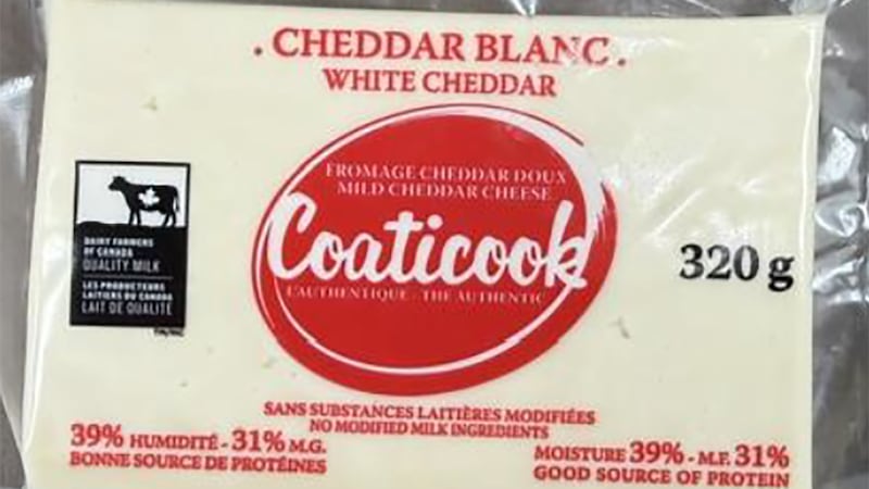 Possible Listeria contamination prompts recall of Coaticook cheeses