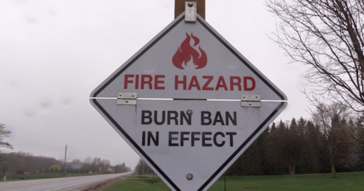 Burn ban in effect for Middlesex County
