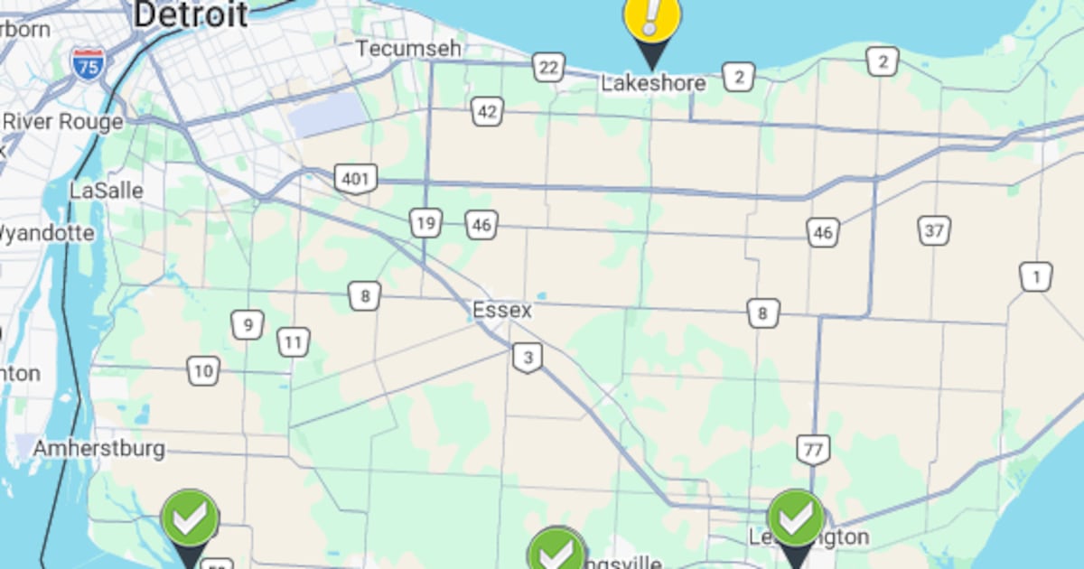 WECHU posts warnings at two local beaches