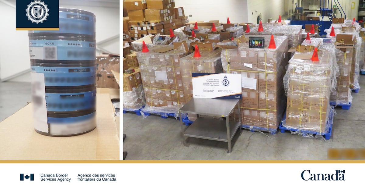 $6.6 million worth of contraband nicotine seized at Blue Water Bridge