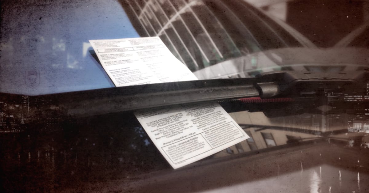 Ottawa is changing the colour of parking tickets so you can see it on the windshield