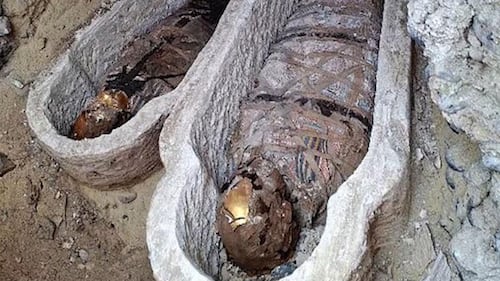 Egyptian mummy unearthed with literary text on abdomen in first-ever find