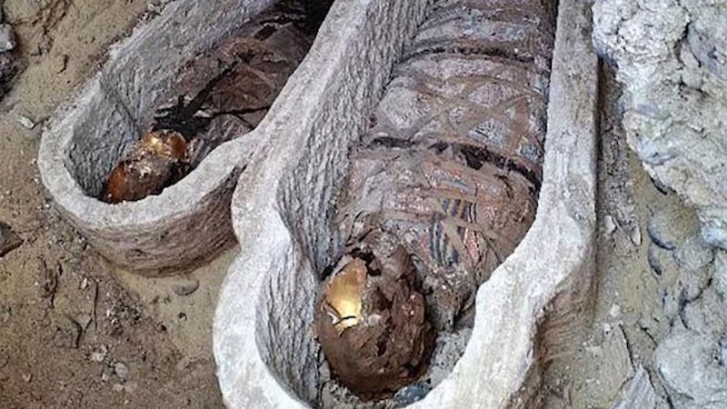 Egyptian mummy unearthed with literary text on abdomen in first-ever find