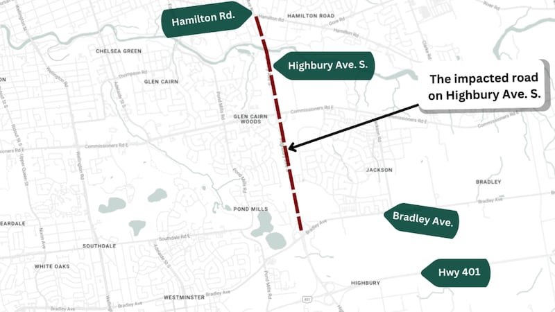 Construction set to begin on Highbury Avenue South. Here’s what drivers should know