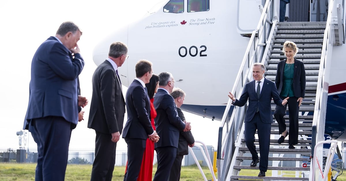 Carney visiting family's ancestral home in County Mayo today