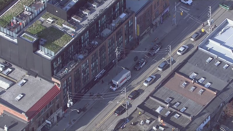 Queen Street closed in city’s east end after pedestrian struck by vehicle