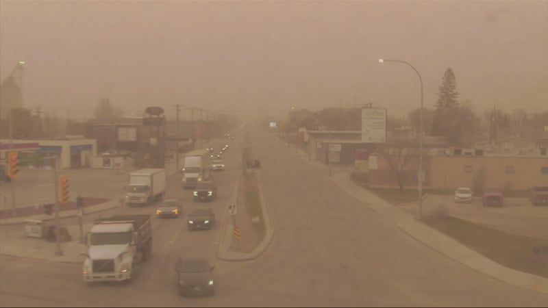 Manitoba dust storm leaves downed power lines, outages in its wake