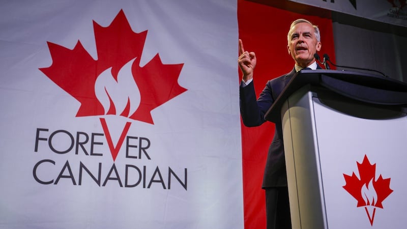 ‘Vote like Canada depends on it,’ PM Carney tells Alberta referendum rally
