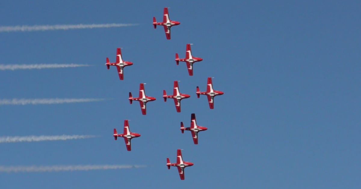 Snowbirds make final flight over Ottawa-Gatineau before iconic jets retired - CTV News