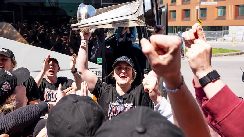 Victoire players receive triumphant welcome on return to Montreal