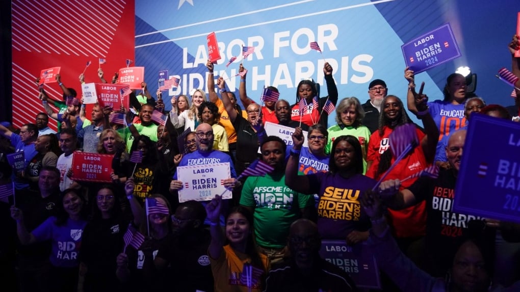 Small Biden Rally Biden strikes economic populist tone during campaign rally before ...