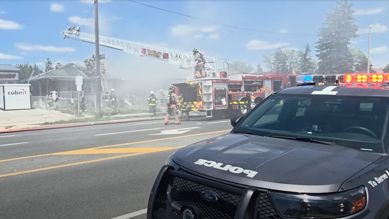 Two-alarm blaze at Scarborough house shuts down streets in area