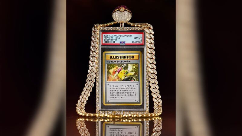 Logan Paul sells Pokmon card for US$16.5M, adds diamond necklace