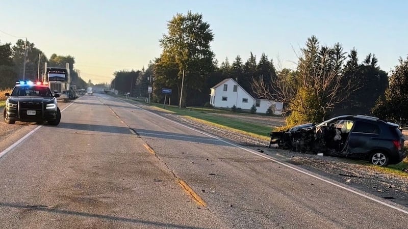 Transport truck, SUV collide in Zorra