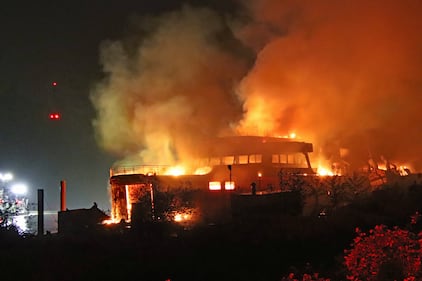 Queen of Sidney ferry fire