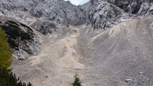 Heat, scarce snow melting away Slovenia's Alpine glaciers. One is still standing