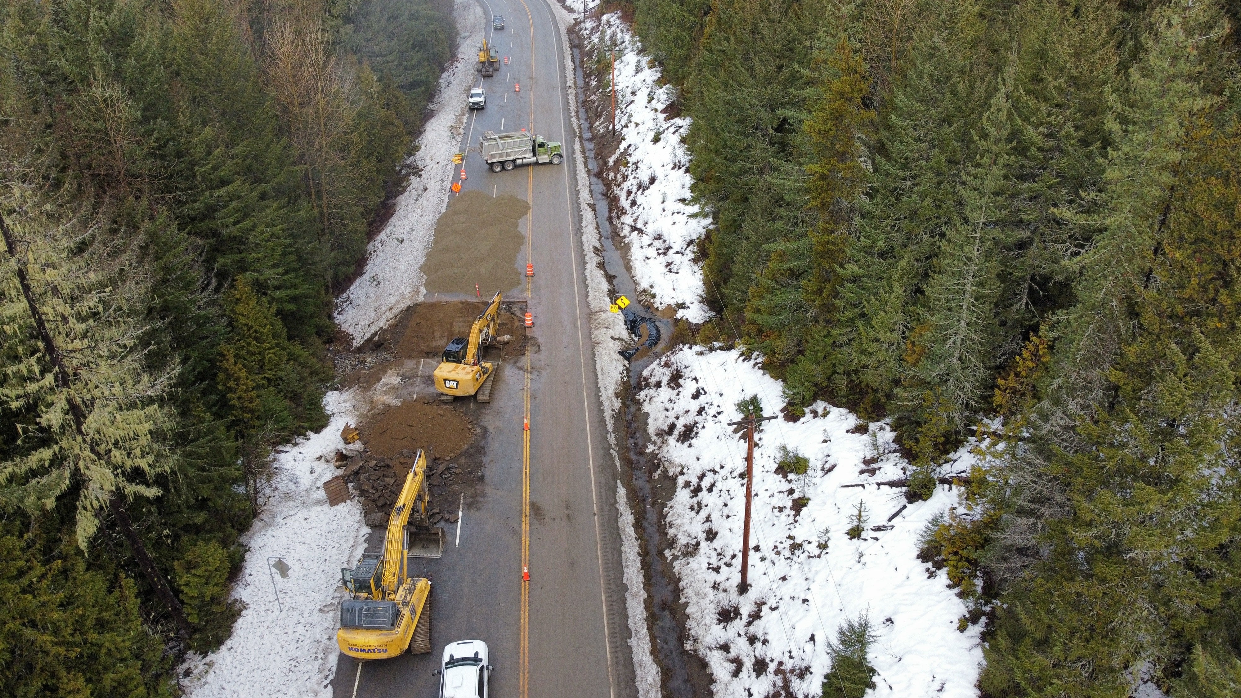 Highway 3 repairs