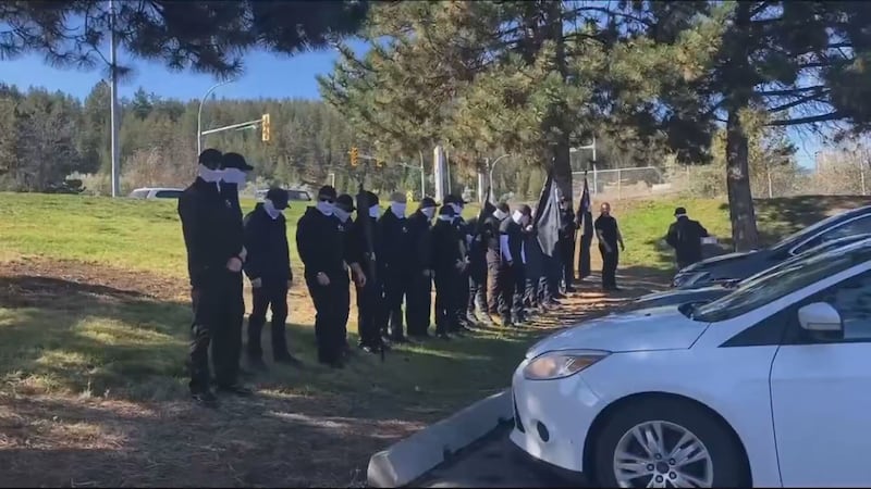 RCMP investigating apparent white nationalist demonstration on Indigenous land near Kamloops