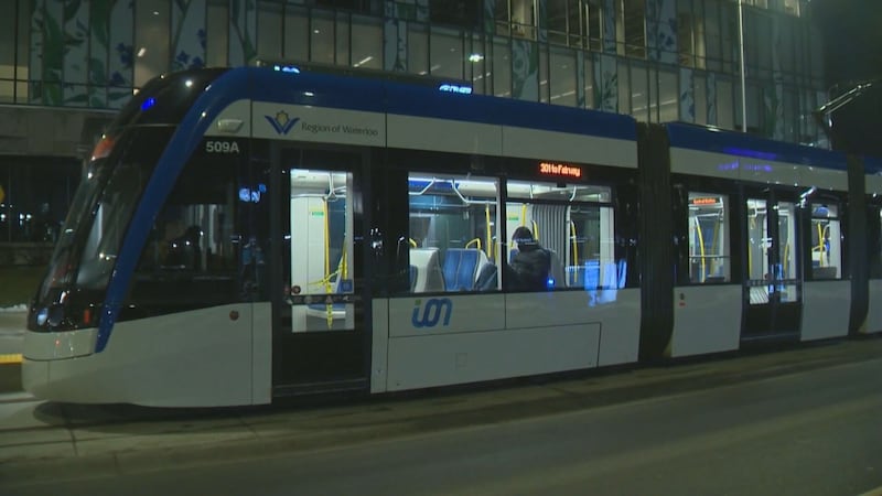 One charged after collision with LRT in Waterloo