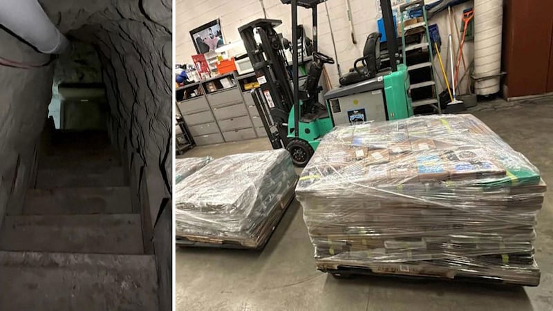 Massive drug tunnel discovered under U.S.-Mexico border