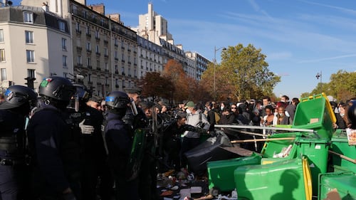 French riot police fire tear gas as more than 250,000 rally nationwide for school funding