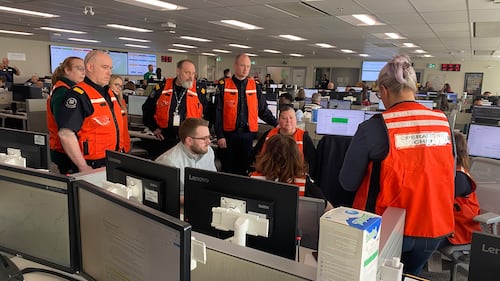 Provincial Emergency Coordination Centre in Edmonton on Mar. 26, 2026. (Miriam Valdes-Carletti/CTV News Edmonton)
