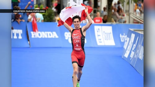 Calgary’s Stefan Daniel a silver medallist in world para triathlon series race