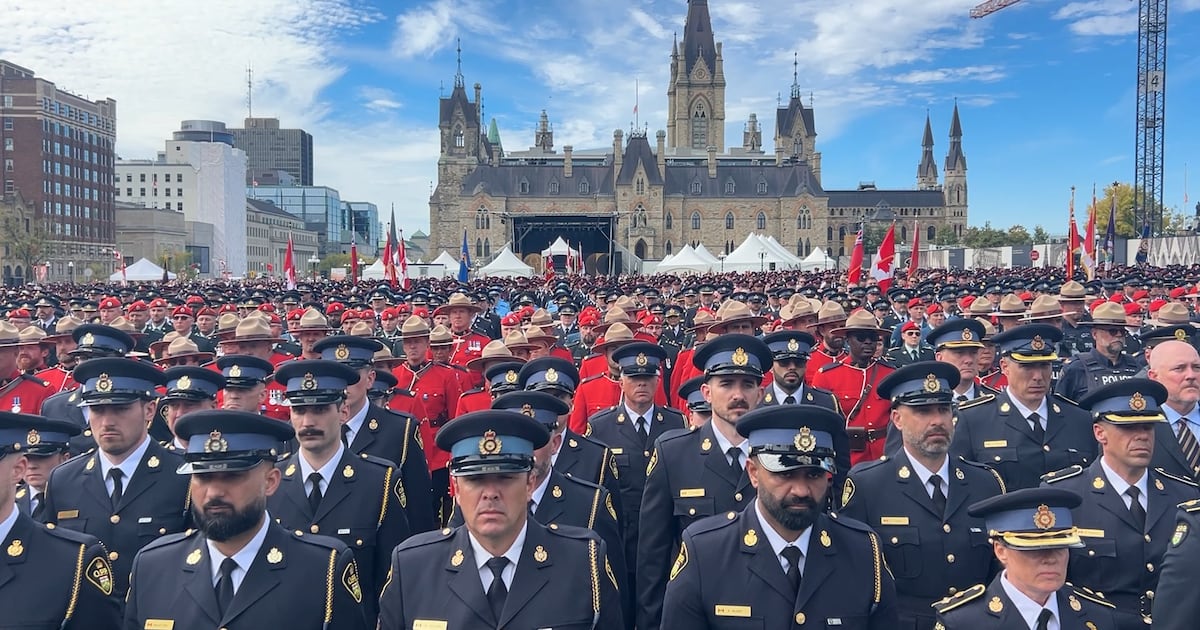 Ceremony on Parliament Hill honours police officers killed in the line of duty - CTV News