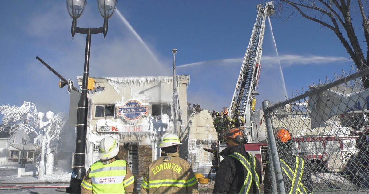 Fire Pawn Fire ravages north Edmonton pawn shop