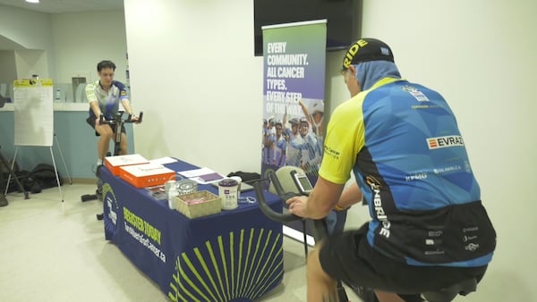 Cyclists get a head start on cancer research fundraiser