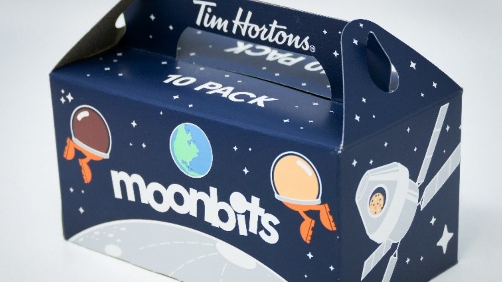 Timbits Explosion Tim Hortons launching Moonbits box in London ahead of Artemis II mission