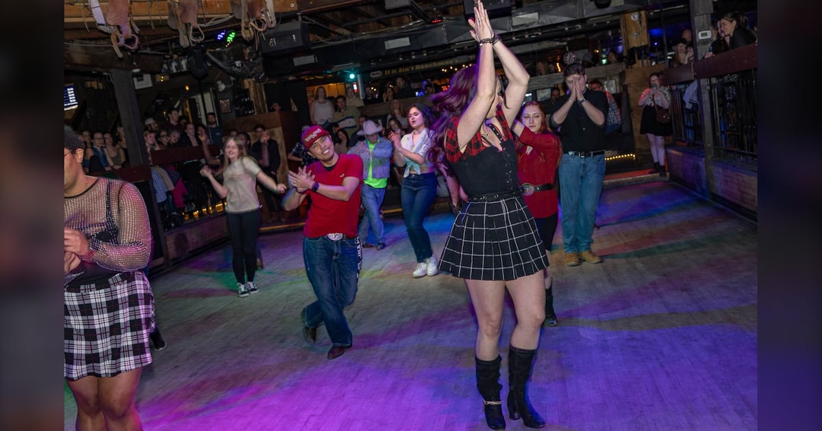 Line dance lessons offered by Calgary honky tonk