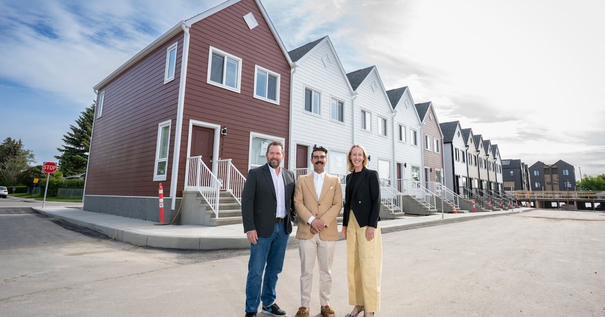 Project Calgary Calgary affordable housing project partially completed