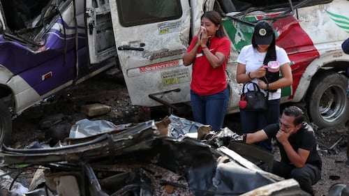 Death toll from bus bombing in southwest Colombia rises to 20 during a wave of violence