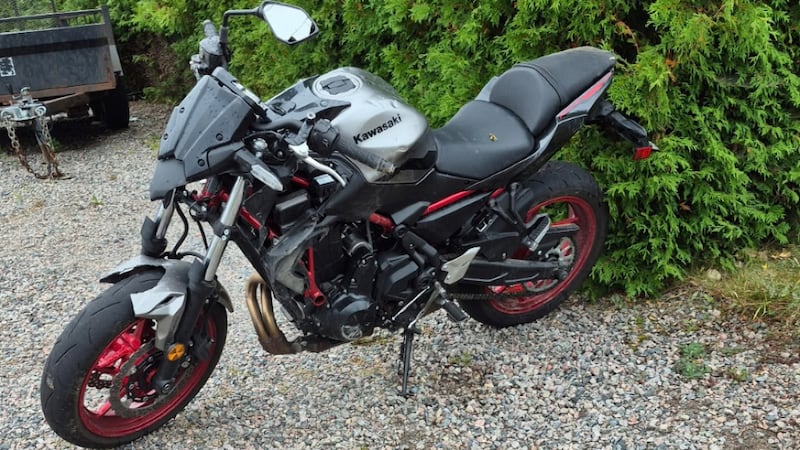 Motorcycle stolen off Hwy. 17 after owner runs out of gas