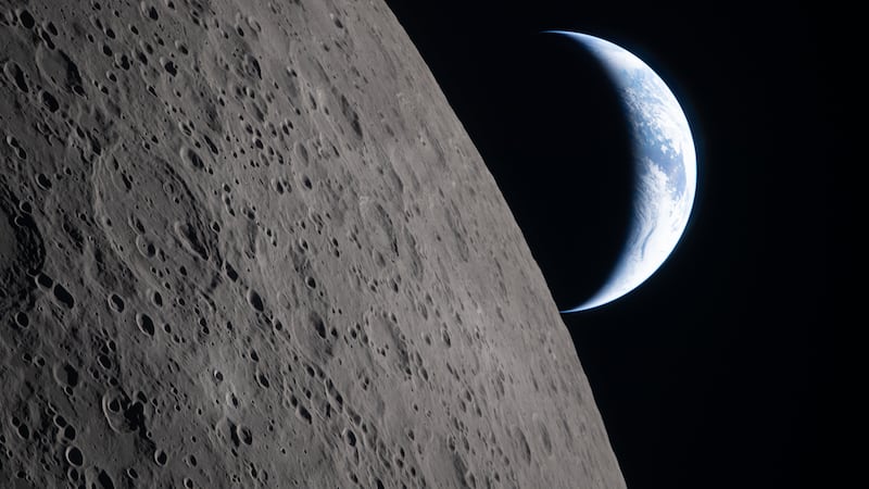 Never-before-seen images of the moon from the farthest distance from Earth ever travelled