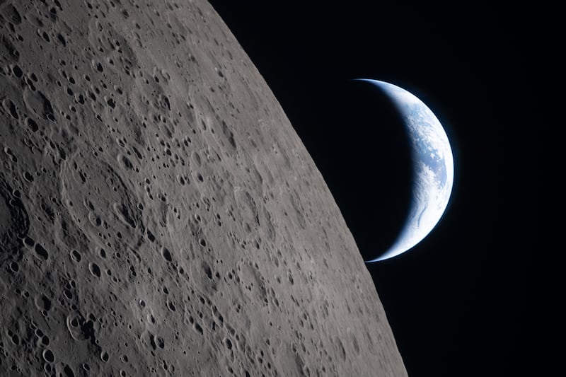 Never-before-seen images of the moon from the farthest distance from Earth ever travelled
