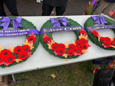 Remembrance Day ceremony at Grand Parade in Halifax, N.S. on Tuesday, Nov. 11, 2025. (CTV Atlantic/ Emma Convey)
