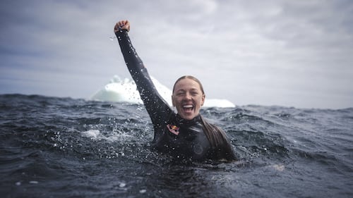Molly Carlson welcomed fear during her historic dive off Newfoundland iceberg