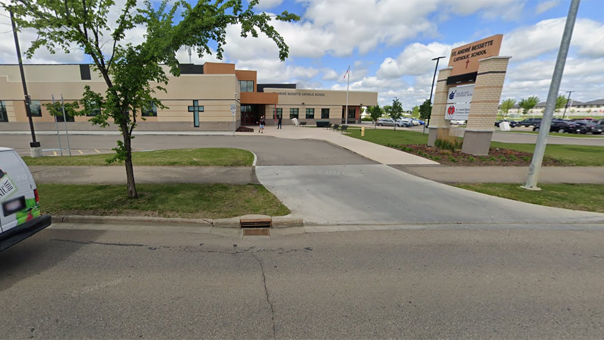 St. André Bessette Catholic School in Fort Saskatchewan, Alta. in June 2021. (Google Street View)