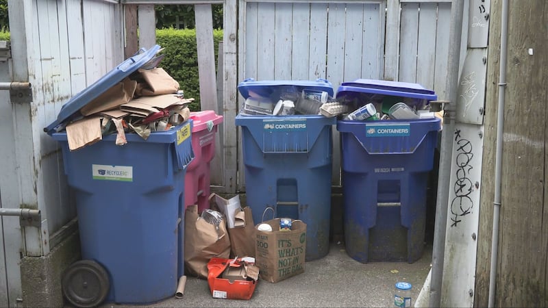 Vancouver residents in Fairview frustrated over repeated recycling delays