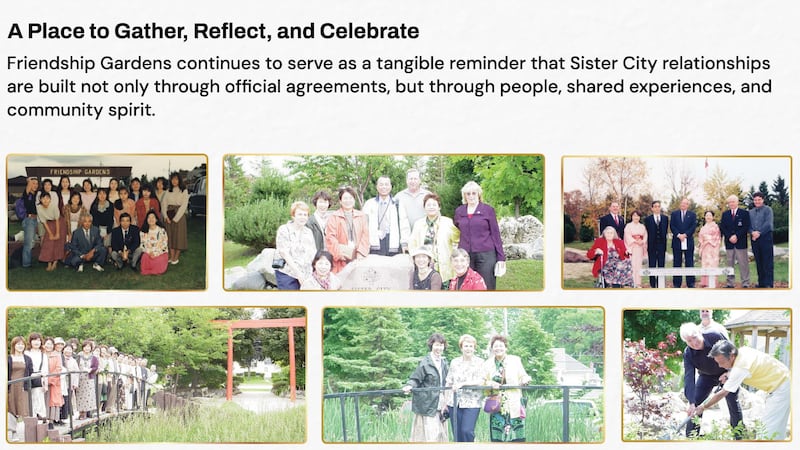 Sister cities share Town Hall storyboards during Asian Heritage Month