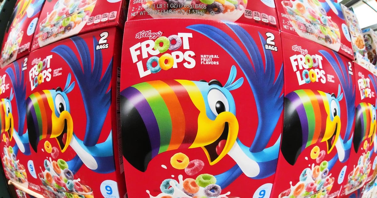 U.S. Kellogg says it’s removing artificial dyes from cereals by the end of ...