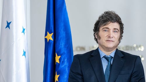 Argentina’s Milei bars media from presidential palace