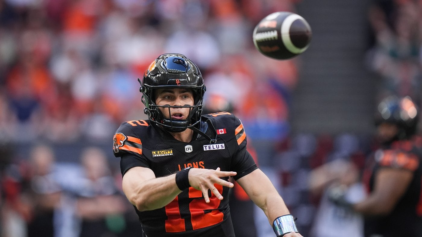 Nathan Rourke Football B.C. Lions' Nathan Rourke returning to rarefied form