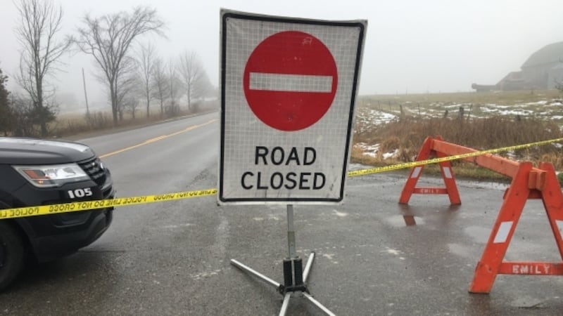 Highway 17 closed south of Kingsway in Sudbury after two-vehicle crash