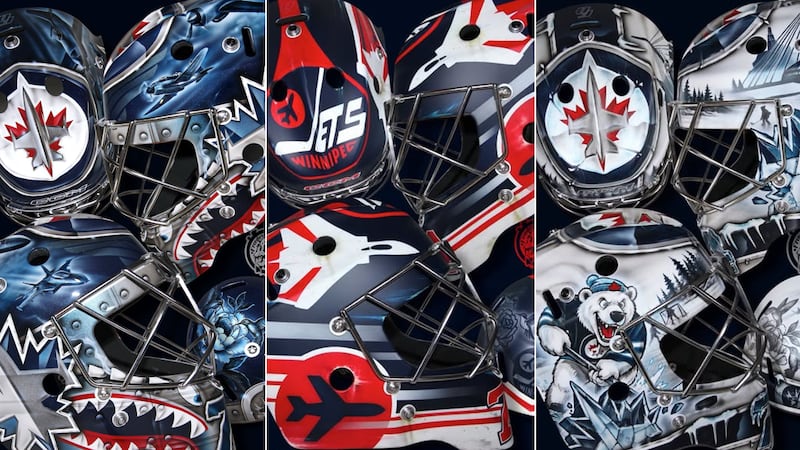 Meet the Manitoban behind the designs of Stuart Skinner’s new goalie masks