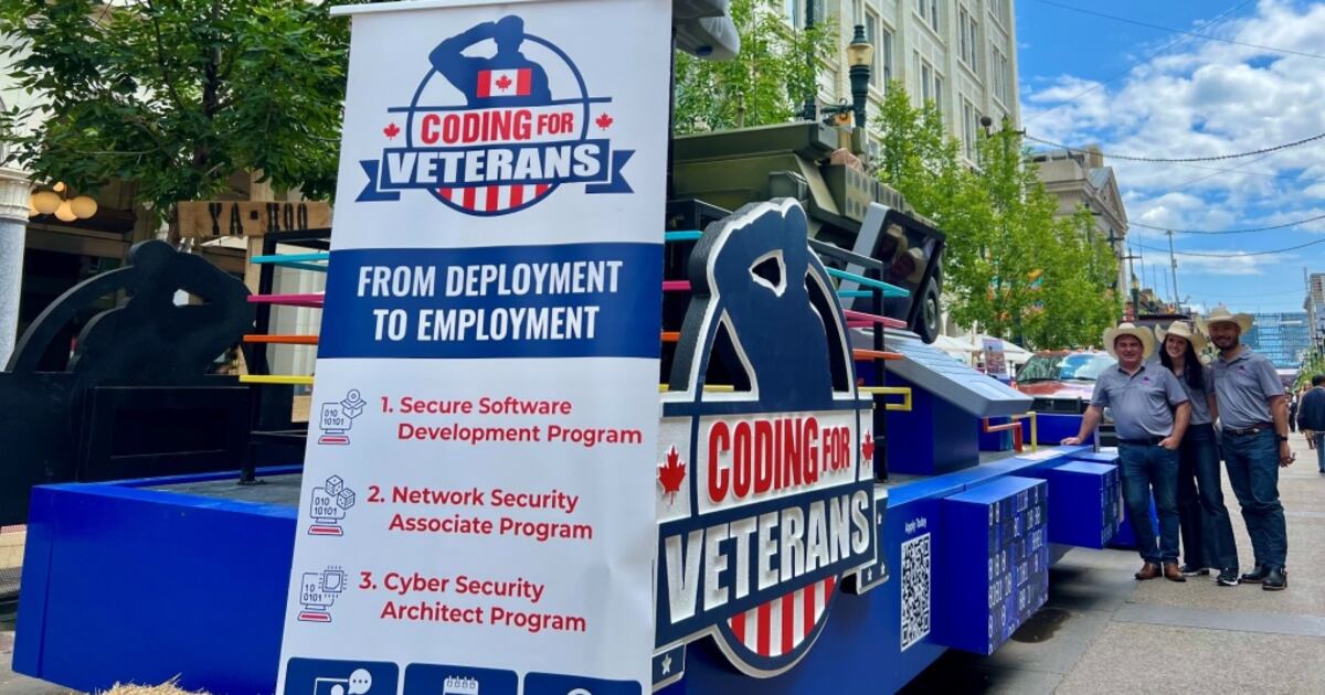 Award-winning parade float will highlight Coding for Veterans at ...